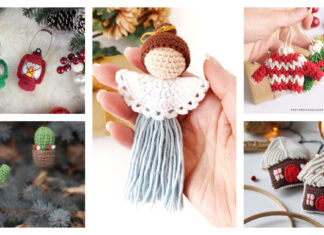 10+ Cute Christmas Ornament Free Crochet Patterns