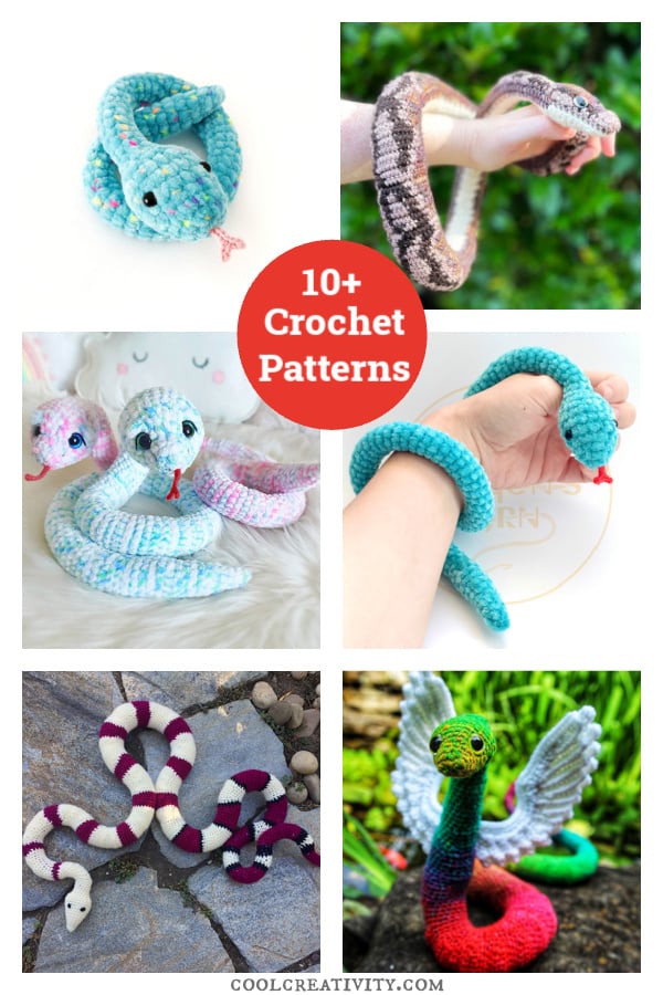 10+ Snake Amigurumi Crochet Patterns