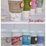 15 min Coffee Sleeve Free Crochet Pattern