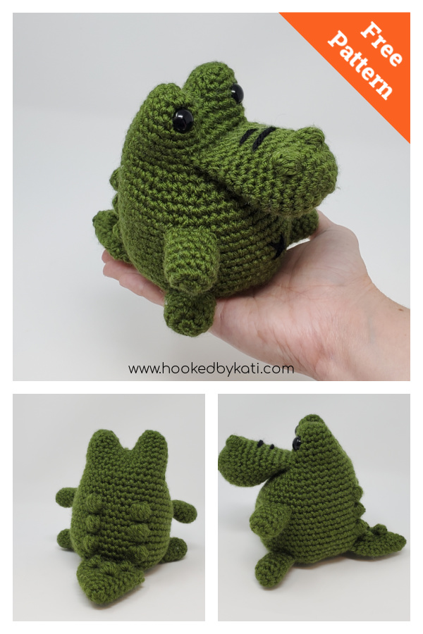 Abner the Alligator Amigurumi Free Crochet Pattern