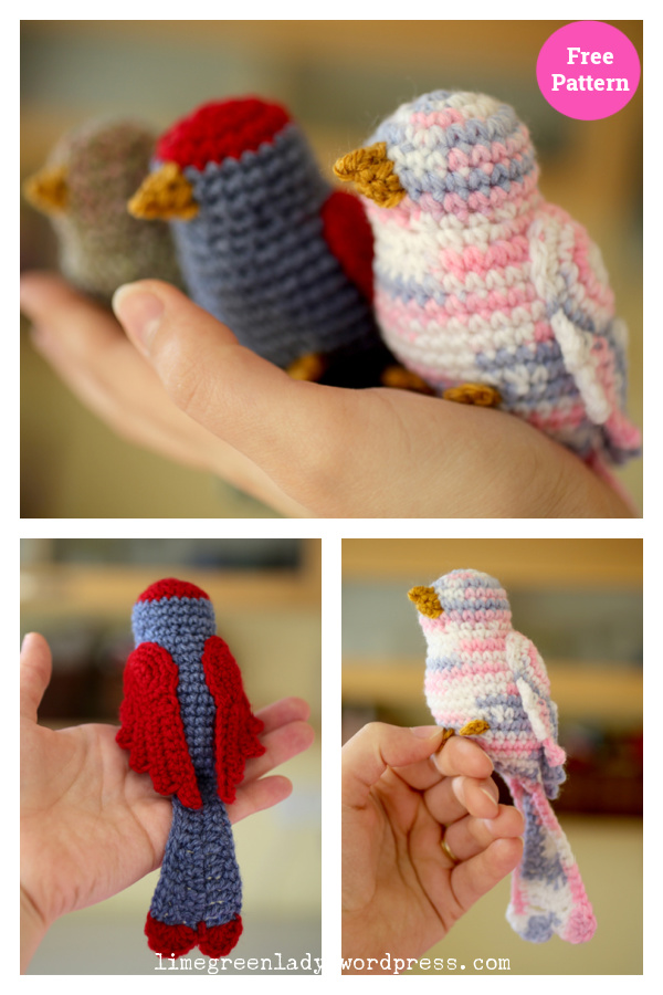Amazing Bird Amigurumi Free Crochet Pattern