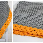 Arcade Waffle Blanket Free Crochet Pattern