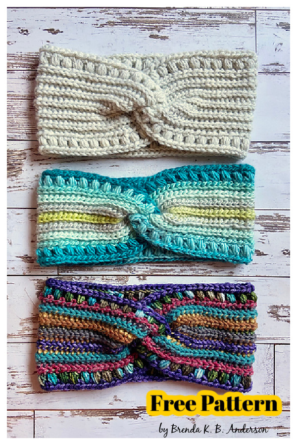 Noel Headband Free Crochet Pattern