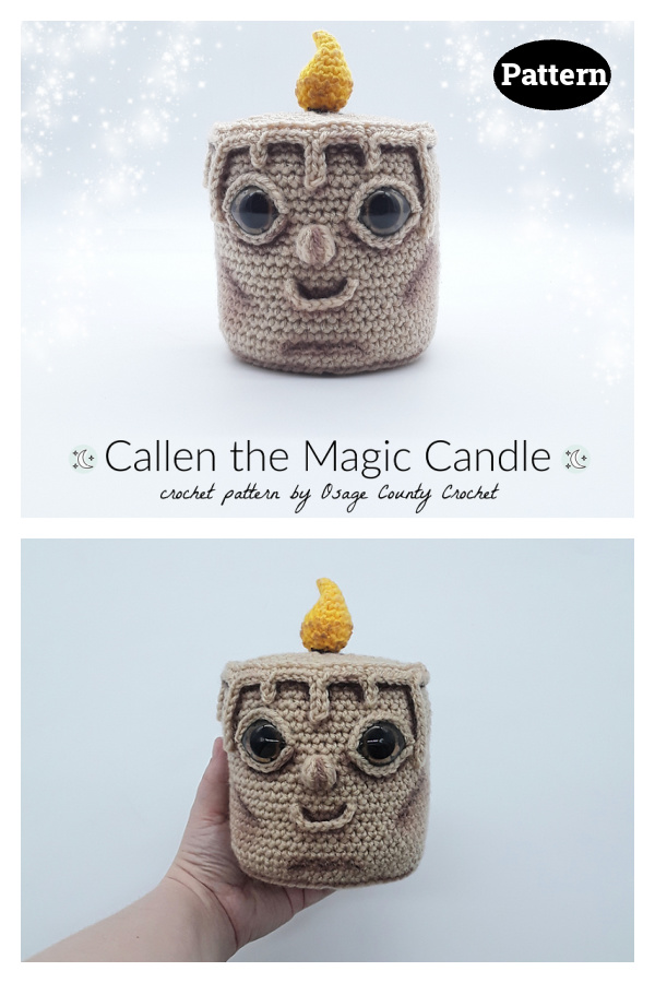 Callen the Magic Candle Crochet Pattern