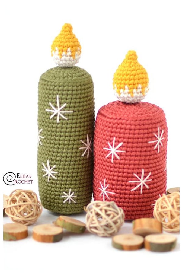 Candle Crochet Pattern 