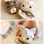 Christmas Cat Plushie Amigurumi Crochet Pattern