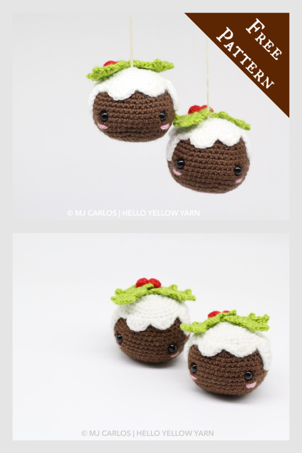 Snowman Christmas Baubles Free Crochet Pattern