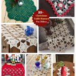 Christmas Table Runner Free Crochet Patterns