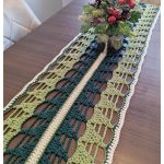 Christmas Tree Farm Runner Free Crochet Pattern