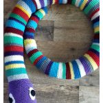 Colorful snake Amigurumi Free Crochet Pattern