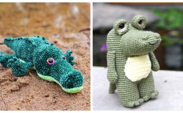 Alligator Crocodile Amigurumi Crochet Patterns