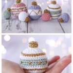 Cute Christmas Bauble Free Crochet Pattern