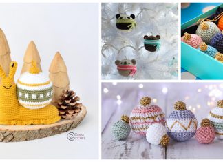 Cute Christmas Bauble Free Crochet Pattern