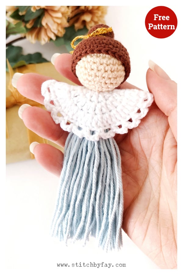 Easy Angel Ornament Free Crochet Pattern