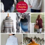 7 Easy Cowl Neck Poncho Crochet Patterns