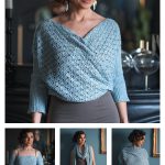 Embrasser Sweater Wrap Scarf Crochet Pattern