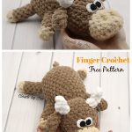 Finger Crochet Amigurumi Mini Bull Free Pattern