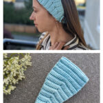 Headband with a Button Closure Free Crochet Pattern and Video Tutorial