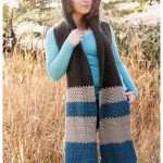 Hooded Scarf Free Crochet Pattern