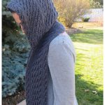 Hooded Scarf Free Crochet Pattern