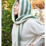 Hooded Scarf Free Crochet Pattern and Video Tutorial