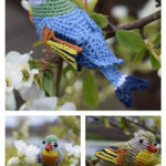 Japanese Nightingale Bird Free Crochet Pattern