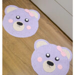 Lilac Bear Rug Free Crochet Pattern