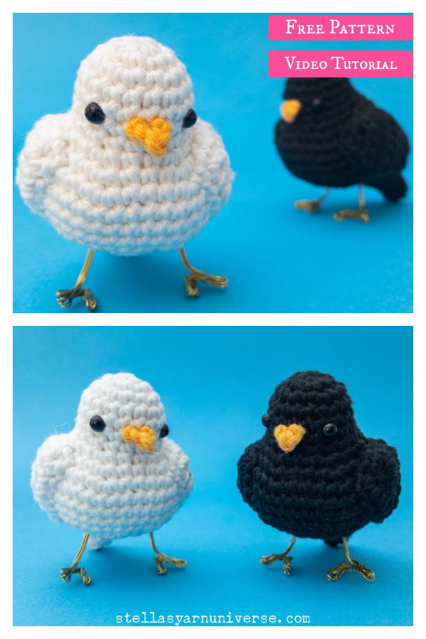 Little Bird Free Crochet Pattern and Video Tutorial