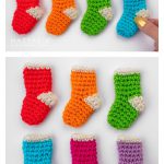 Mini Stocking Free Crochet Pattern and Video Tutorial