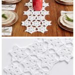 Starflake Table Runner Free Crochet Pattern