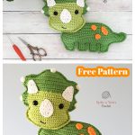 Triceratops Amigurumi Free Crochet Pattern