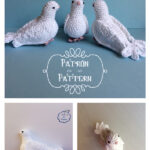 White Dove Bird Free Crochet Pattern