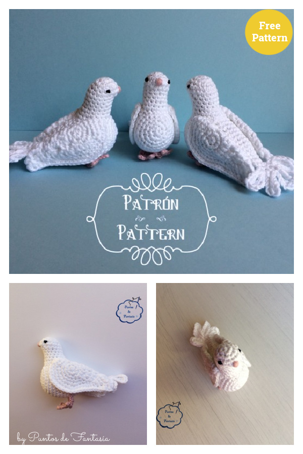 White Dove Free Crochet Pattern