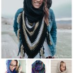 Wild Oleander Hooded Scarf Crochet Pattern