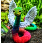 Winged Snake Amigurumi Crochet Pattern