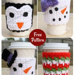 Winter Mug Cozies Free Crochet Pattern