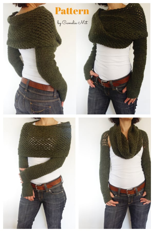 Sweater Scarf Crochet Pattern