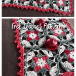 Yuletide Star Table Runner Free Crochet Pattern