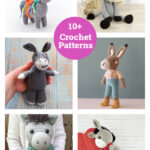10+ Donkey Amigurumi Crochet Patterns