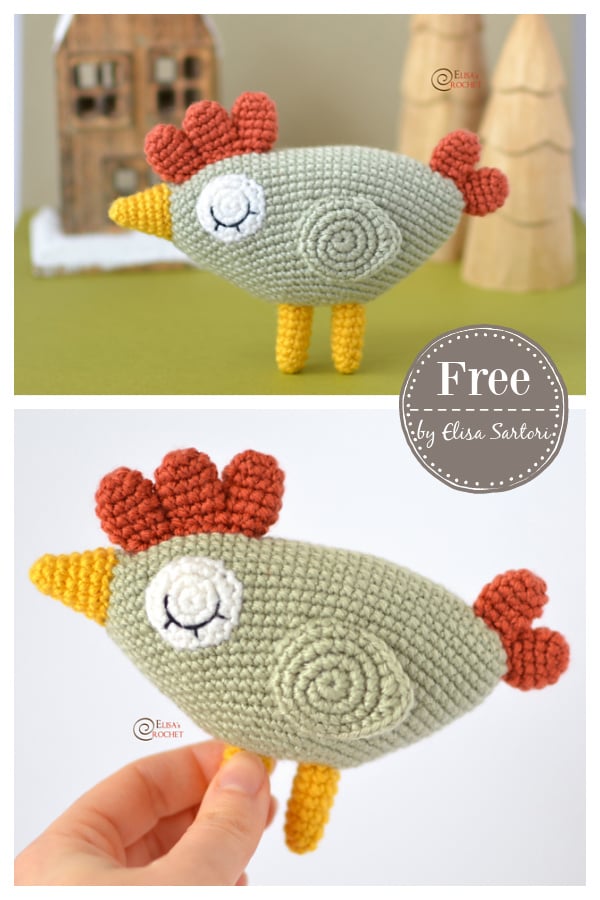 Agatha the Hen Free Crochet Pattern