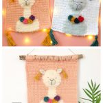 Alpaca Wall Hanging Crochet Pattern