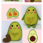 Amigurumi Avocado Couple Crochet Pattern