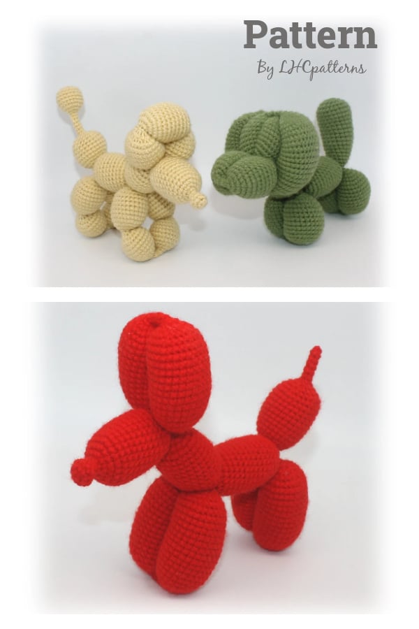 Amigurumi Balloon Dog Crochet Pattern