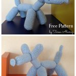 Amigurumi Balloon Dog Free Crochet Pattern