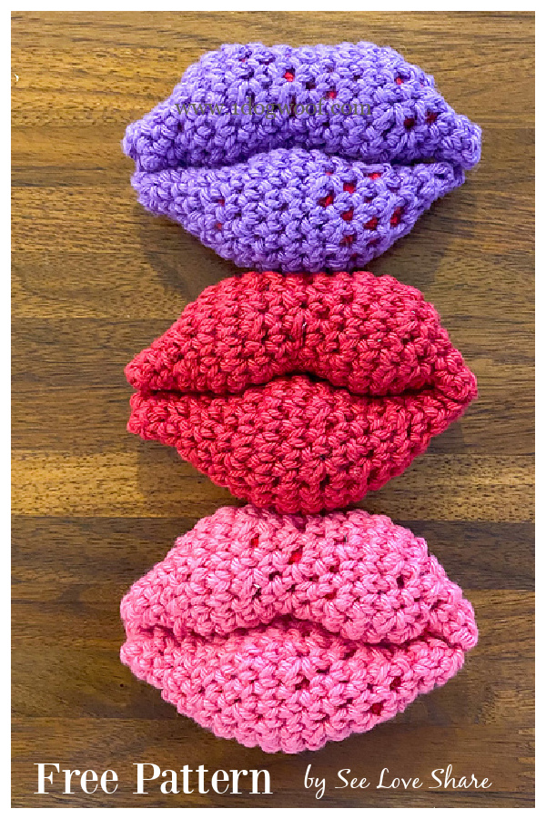 Amigurumi Kisses Free Crochet Pattern