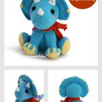 Amigurumi Triceratops Free Crochet Pattern