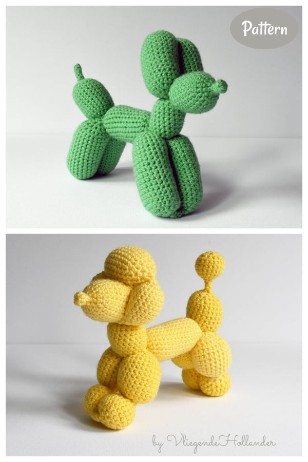 Balloon Dog Amigurumi Crochet Pattern