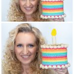 Birthday Cake Amigurumi Free Crochet Pattern and Video Tutorial