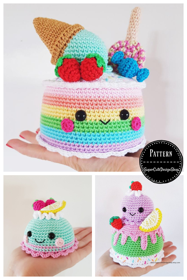 Cake Amigurumi Crochet Patterns