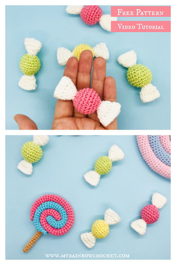 Candy Free Crochet Pattern and Video Tutorial